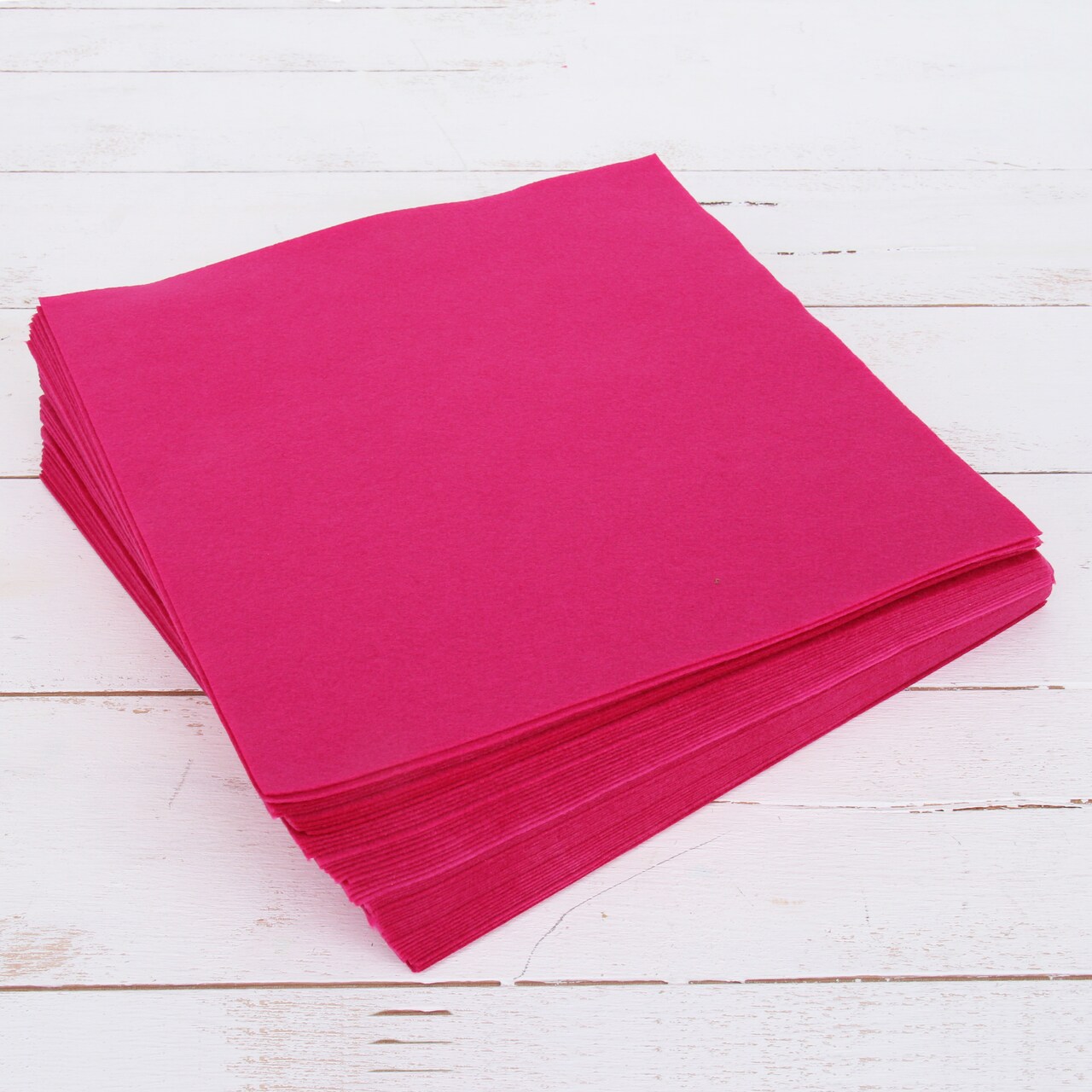 Threadart Premium Felt Sheets - 10 Pack & 50 Pack - 12" x 12" | Soft Wool-Like Feel | 1.2mm Thick for DIY Crafts, Sewing, Crafting Projects | Compatible with Cricut Maker